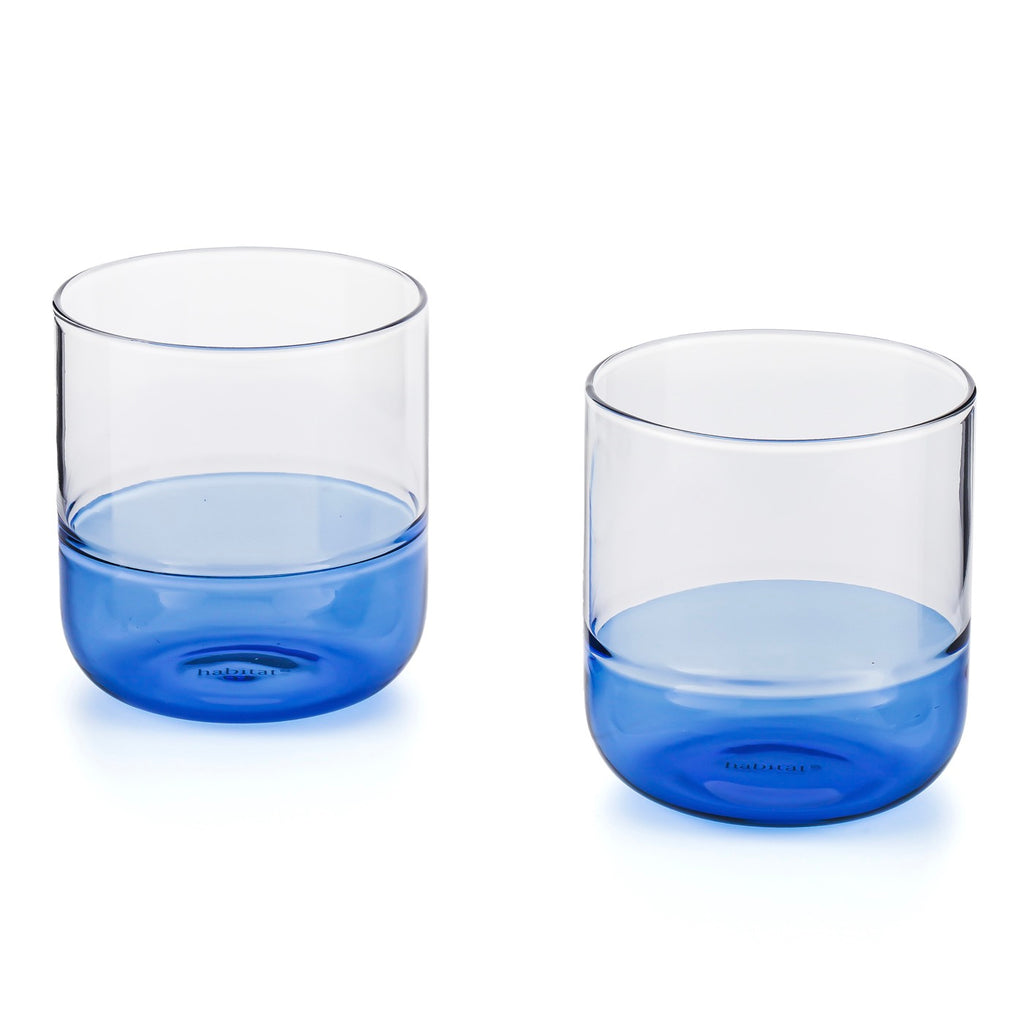 Ambra - Lot De 2 Verres - 34Cl - Bleu
