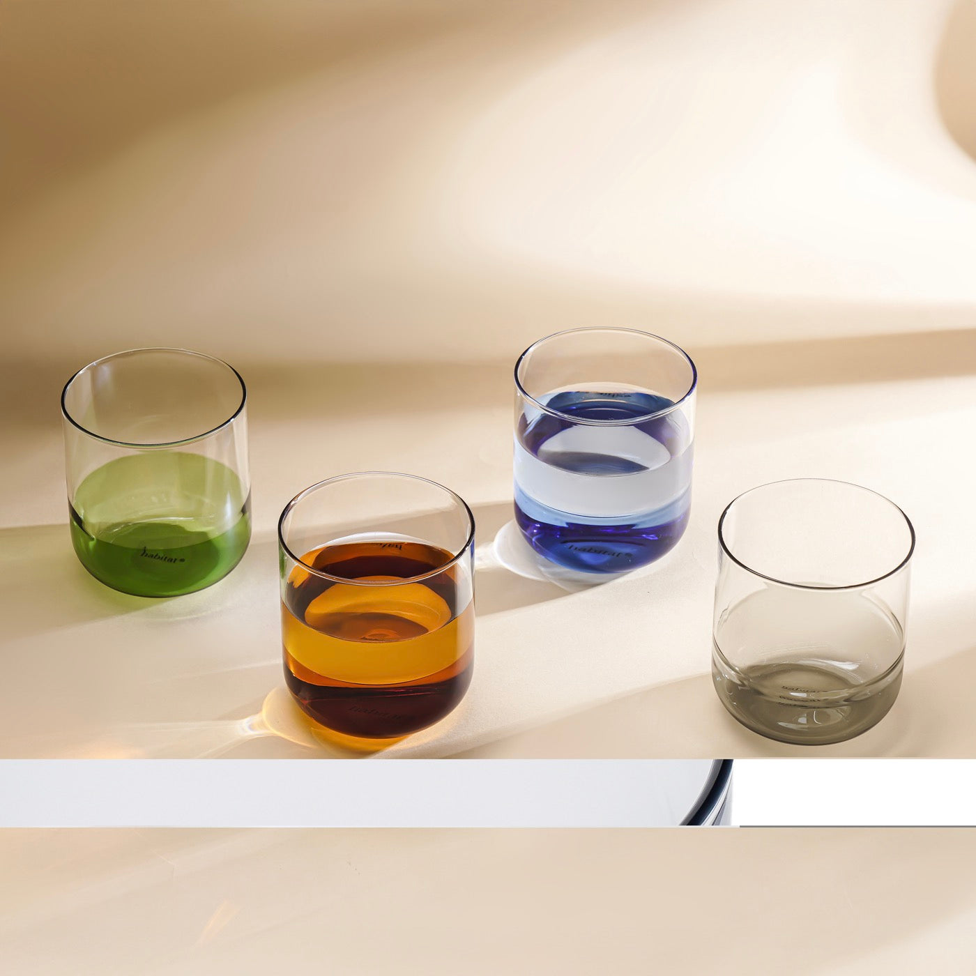 Ambra - Lot De 2 Verres - 34Cl - Bleu