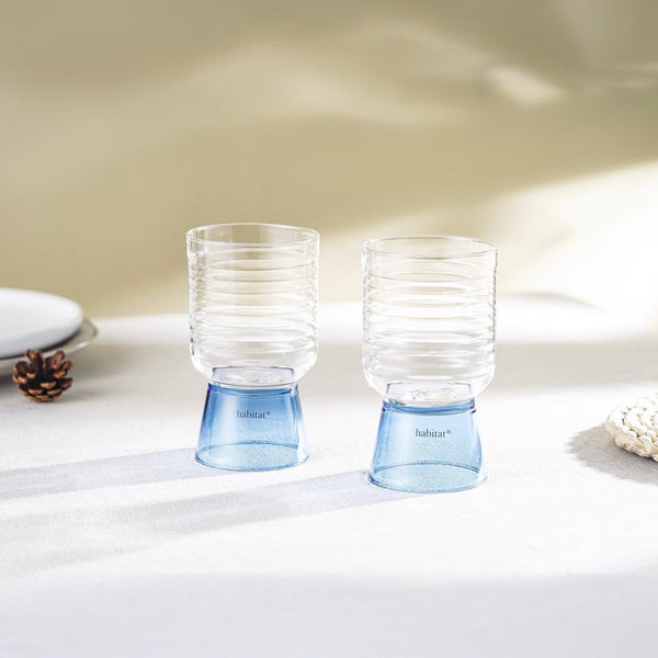Ambra - Lot De 2 Verres - 35Cl - Bleu