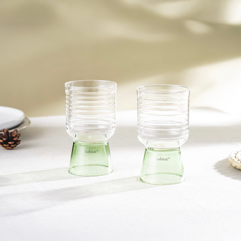 Ambra - Lot De 2 Verres - 35Cl - Vert