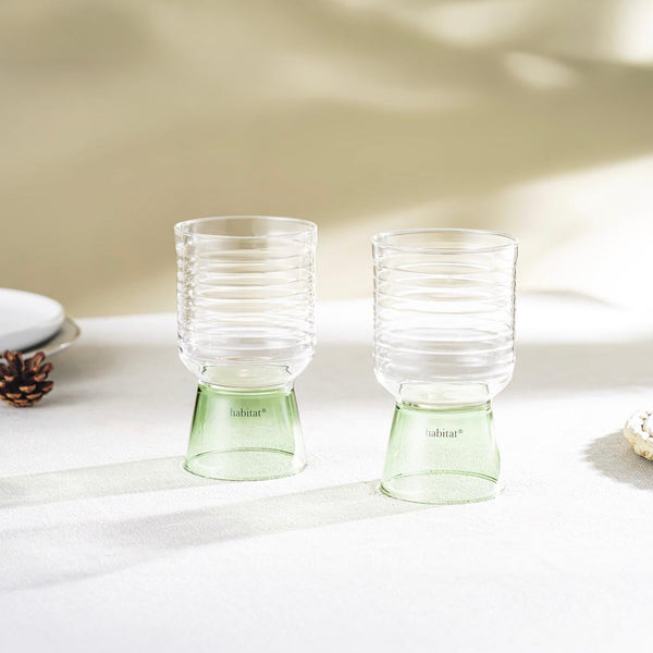 Ambra - Lot De 2 Verres - 35Cl - Vert