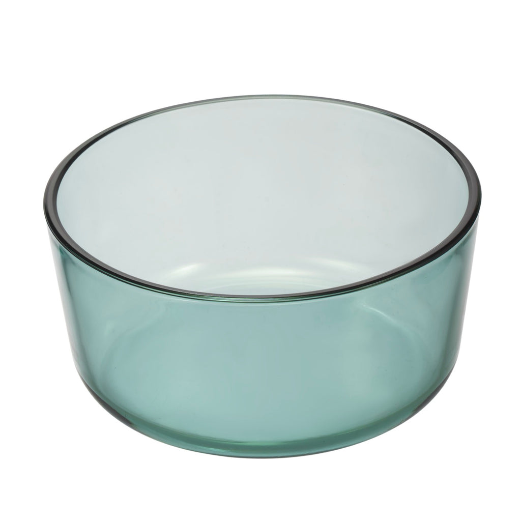 Aloe - Lot De 3 Boîtes De Conservation Rondes En Verre Avec Couvercle - 40/65/95Cl - Vert