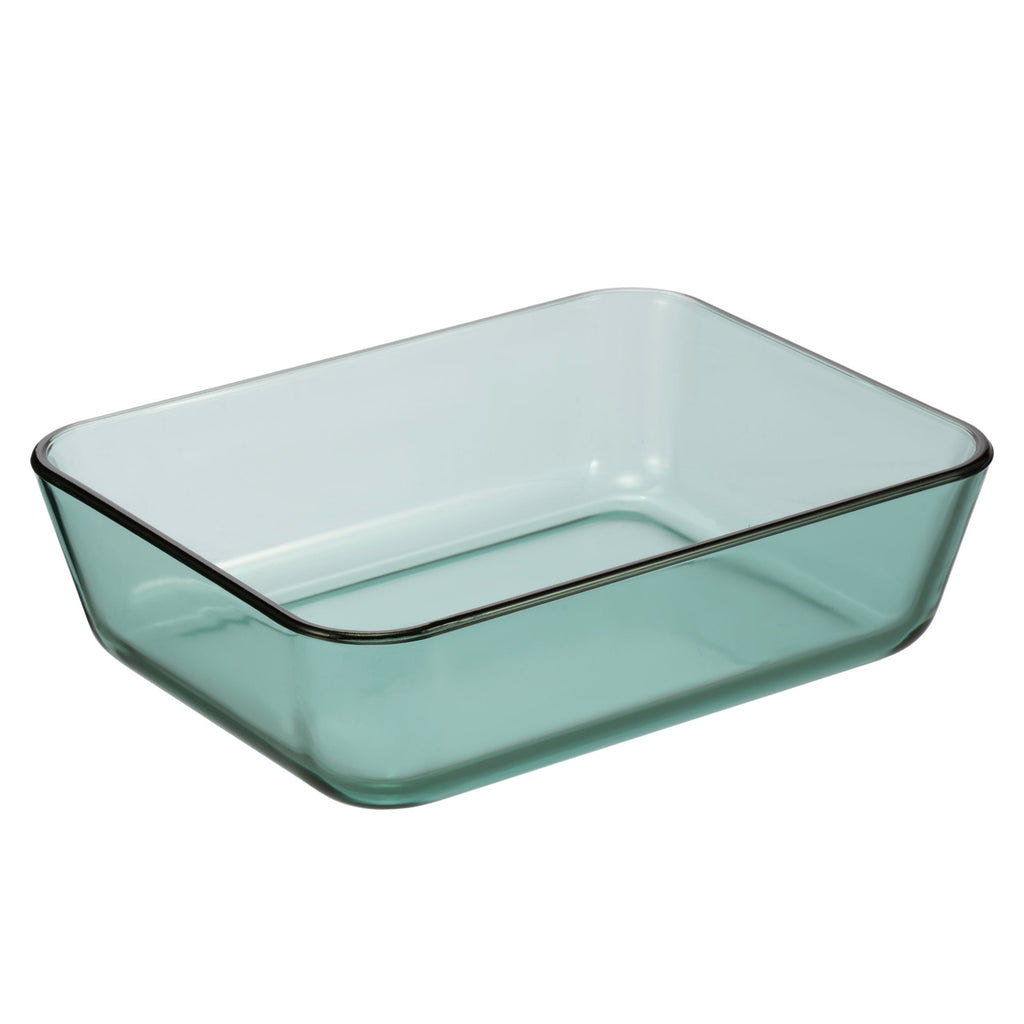Aloe - Lot De 3 Boîtes De Conservation Rectangulaires En Verre Avec Couvercle Silicone - 64/105/152Cl - Vert
