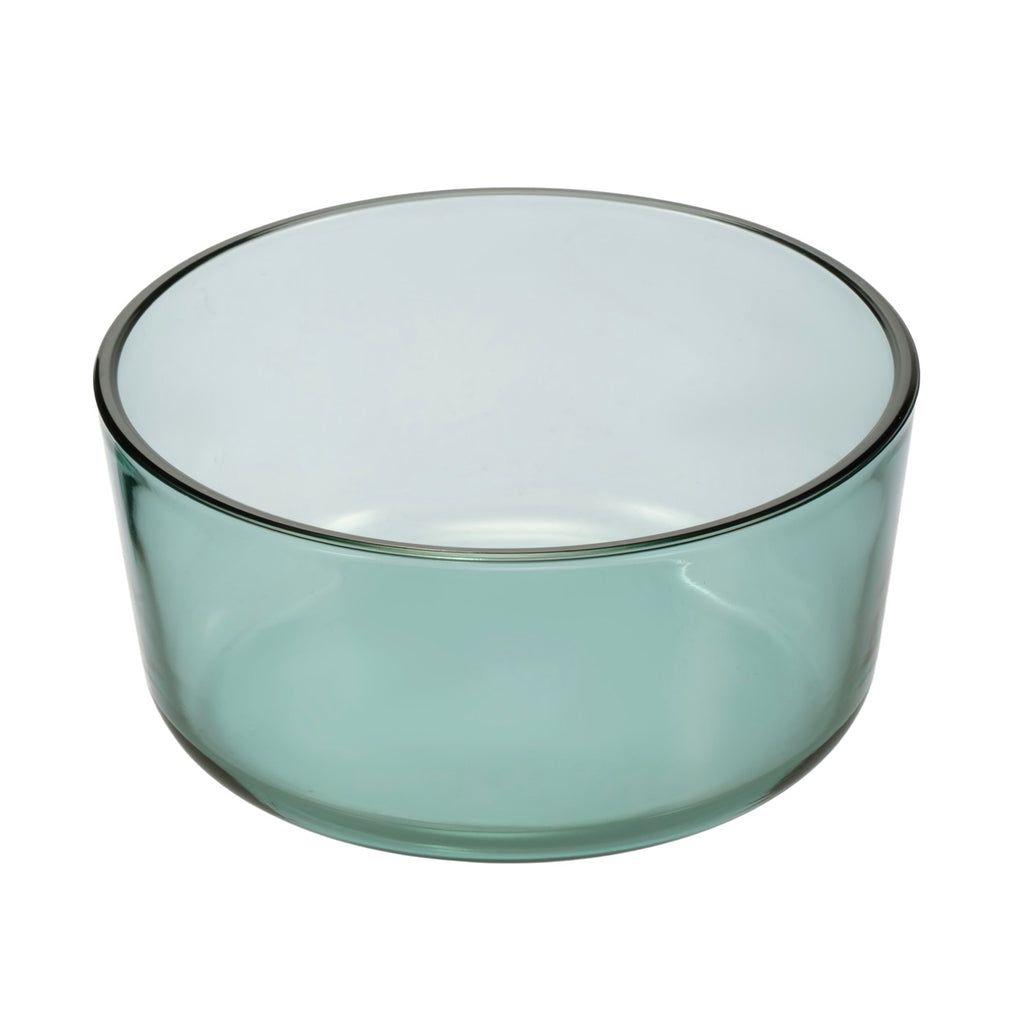 Aloe - Lot De 3 Boîtes De Conservation Rondes En Verre Avec Couvercle Silicone - 40/65/95Cl - Vert