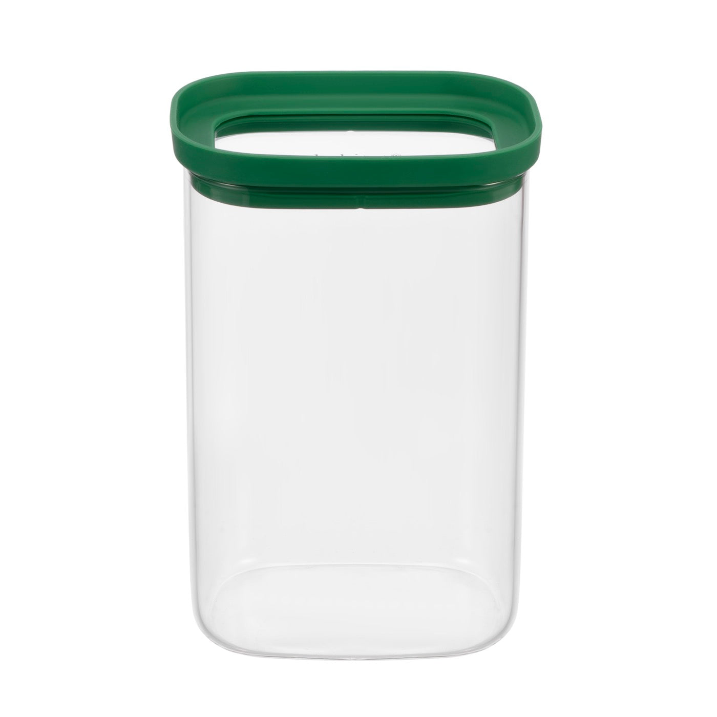 Aloe - Lot De 3 Bocaux De Conservation Alimentaire En Verre Avec Couvercle Silicone - 60/130/200Cl - Vert/Transparent