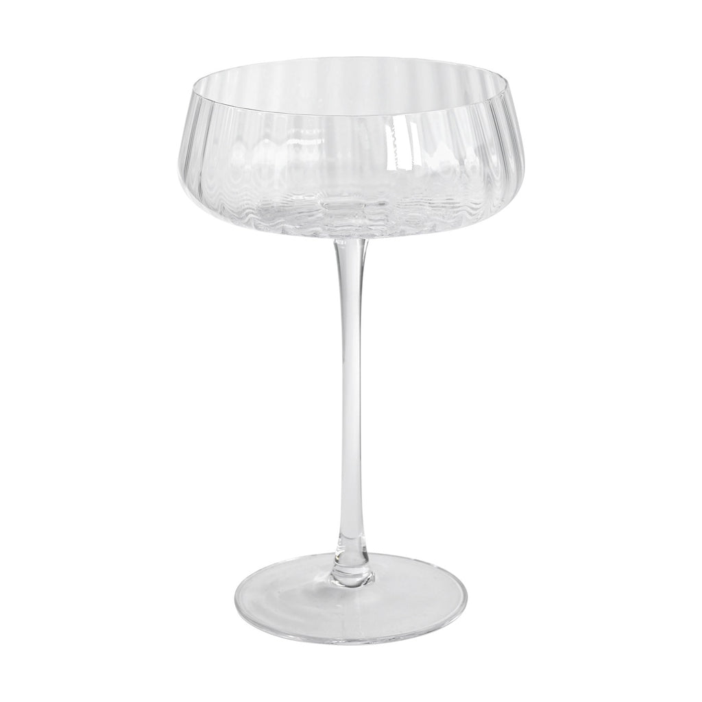 Cléo - Lot De 6 Coupes À Champagne Évasées En Verre Cristallin - 32Cl - Transparent