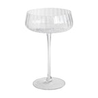 Cléo - Lot De 6 Coupes À Champagne Évasées En Verre Cristallin - 32Cl - Transparent