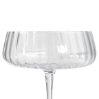 Cléo - Lot De 6 Coupes À Champagne Évasées En Verre Cristallin - 32Cl - Transparent