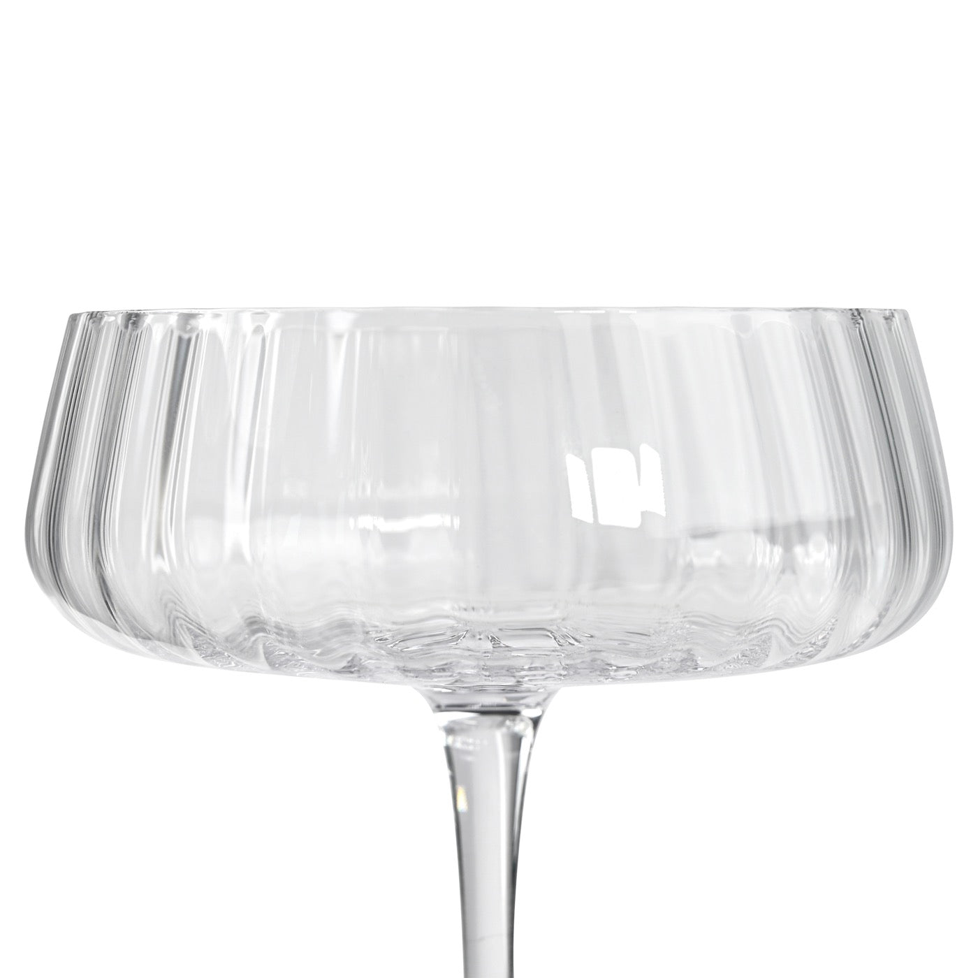 Cléo - Lot De 6 Coupes À Champagne Évasées En Verre Cristallin - 32Cl - Transparent