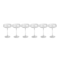 Cléo - Lot De 6 Coupes À Champagne Évasées En Verre Cristallin - 32Cl - Transparent