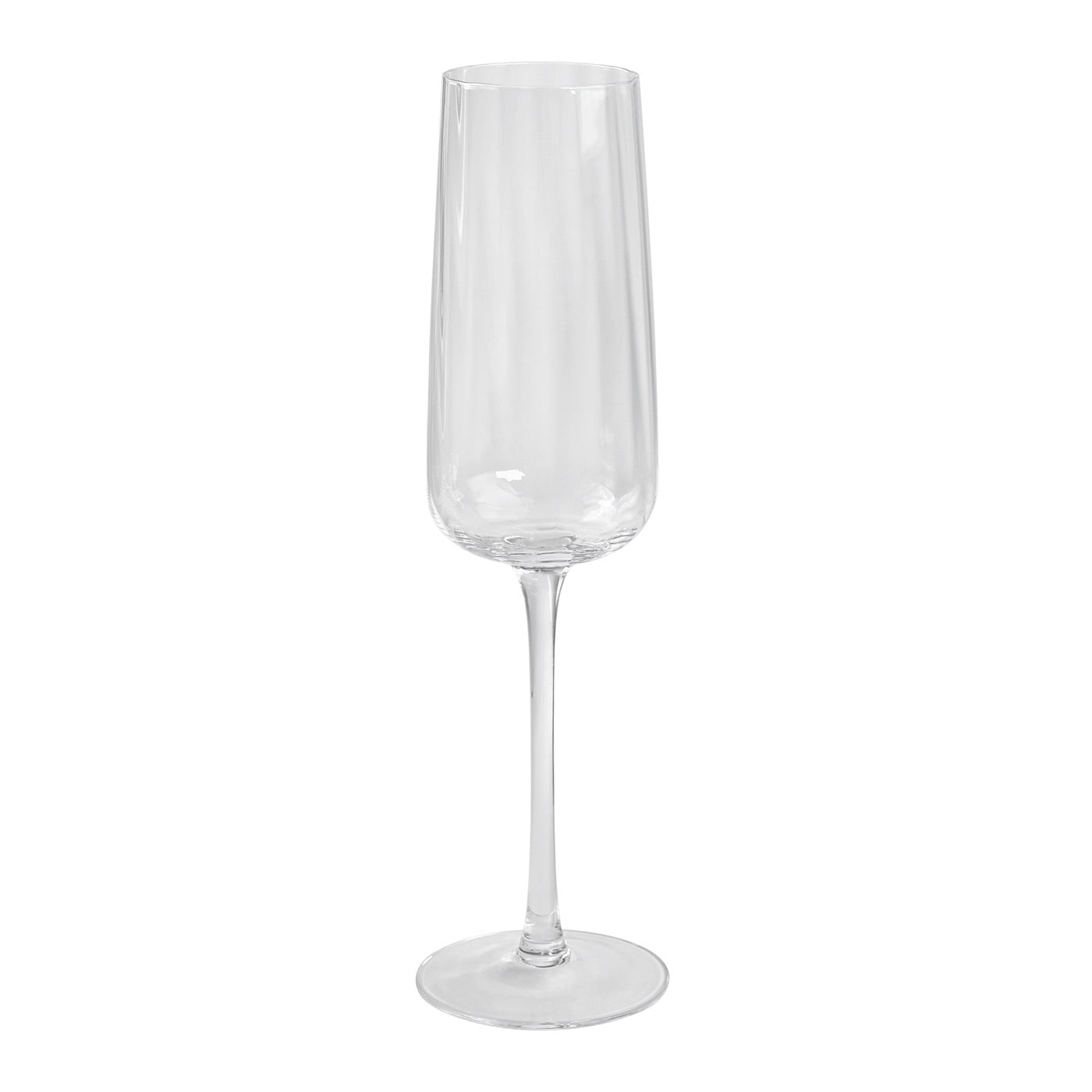 Cléo - Lot De 6 Flûtes À Champagne En Verre Cristallin - 28Cl - Transparent