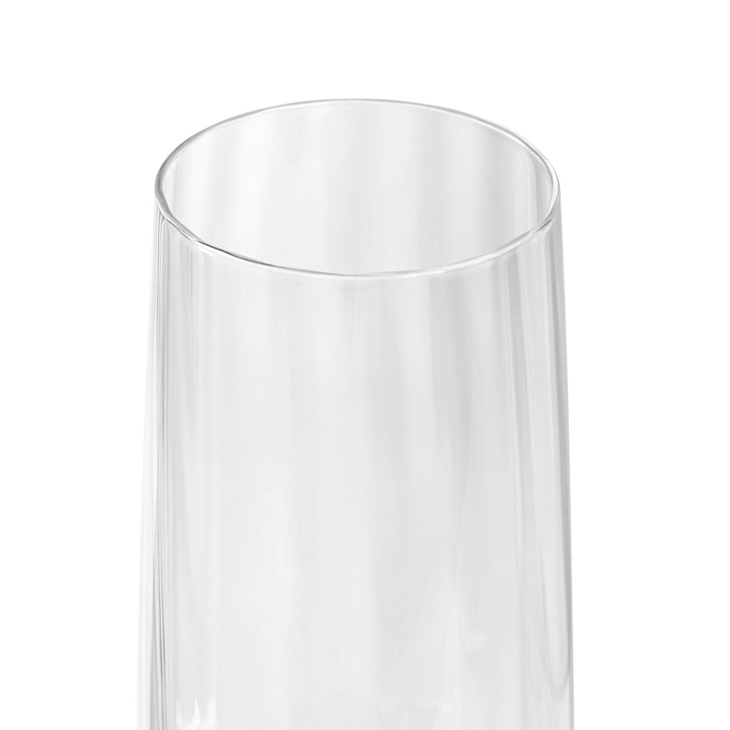 Cléo - Lot De 6 Flûtes À Champagne En Verre Cristallin - 28Cl - Transparent