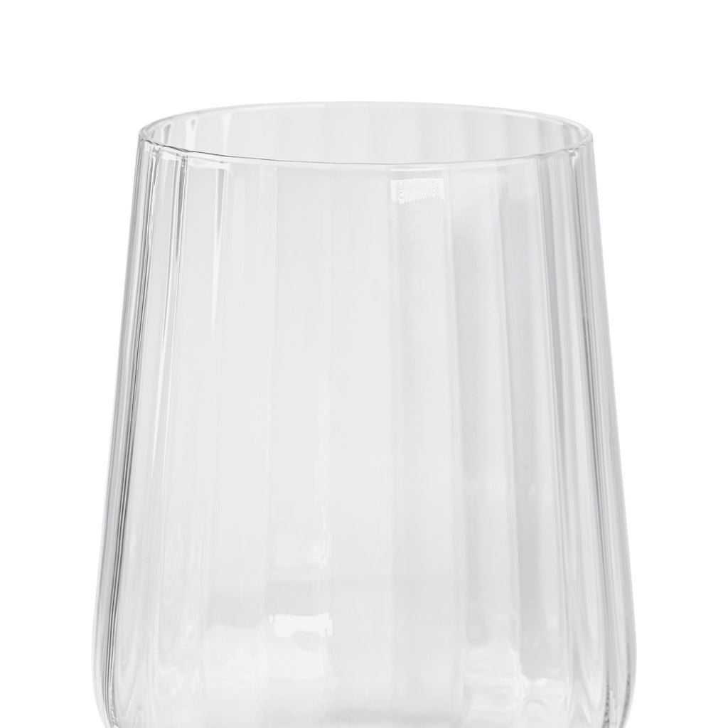 Cléo - Lot De 6 Verres À Vin Rouge En Verre Cristallin - 43Cl - Transparent
