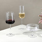 Cléo - Lot De 6 Verres À Vin Rouge En Verre Cristallin - 43Cl - Transparent
