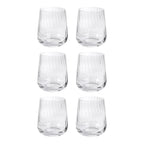 Cléo - Lot De 6 Verres À Eau En Verre Cristallin - 35Cl - Transparent