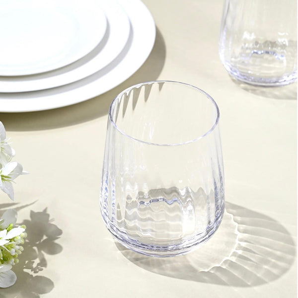 Cléo - Set Di 6 Bicchieri Da Acqua In Vetro Cristallino - 35Cl - Trasparente