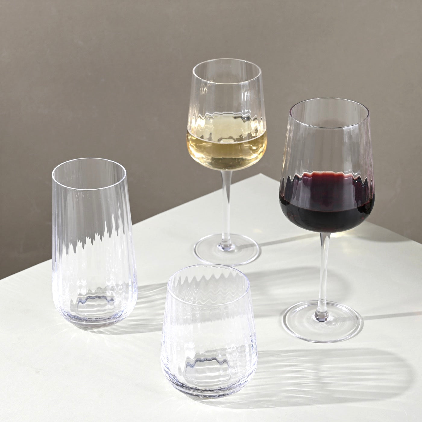 Cléo - Lot De 6 Verres À Eau En Verre Cristallin - 35Cl - Transparent