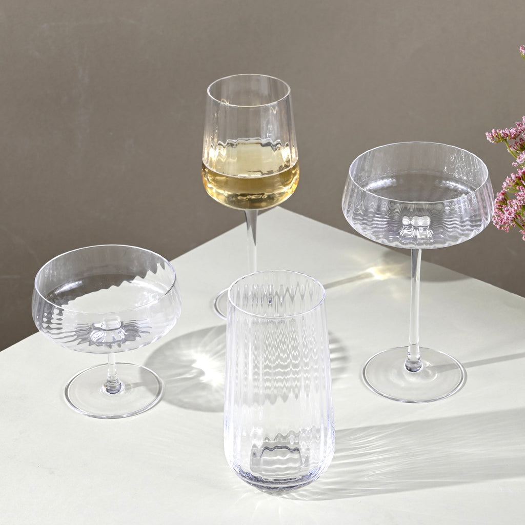 Cléo - Lot De 6 Verres À Orangeade En Verre Cristallin - 50Cl - Transparent