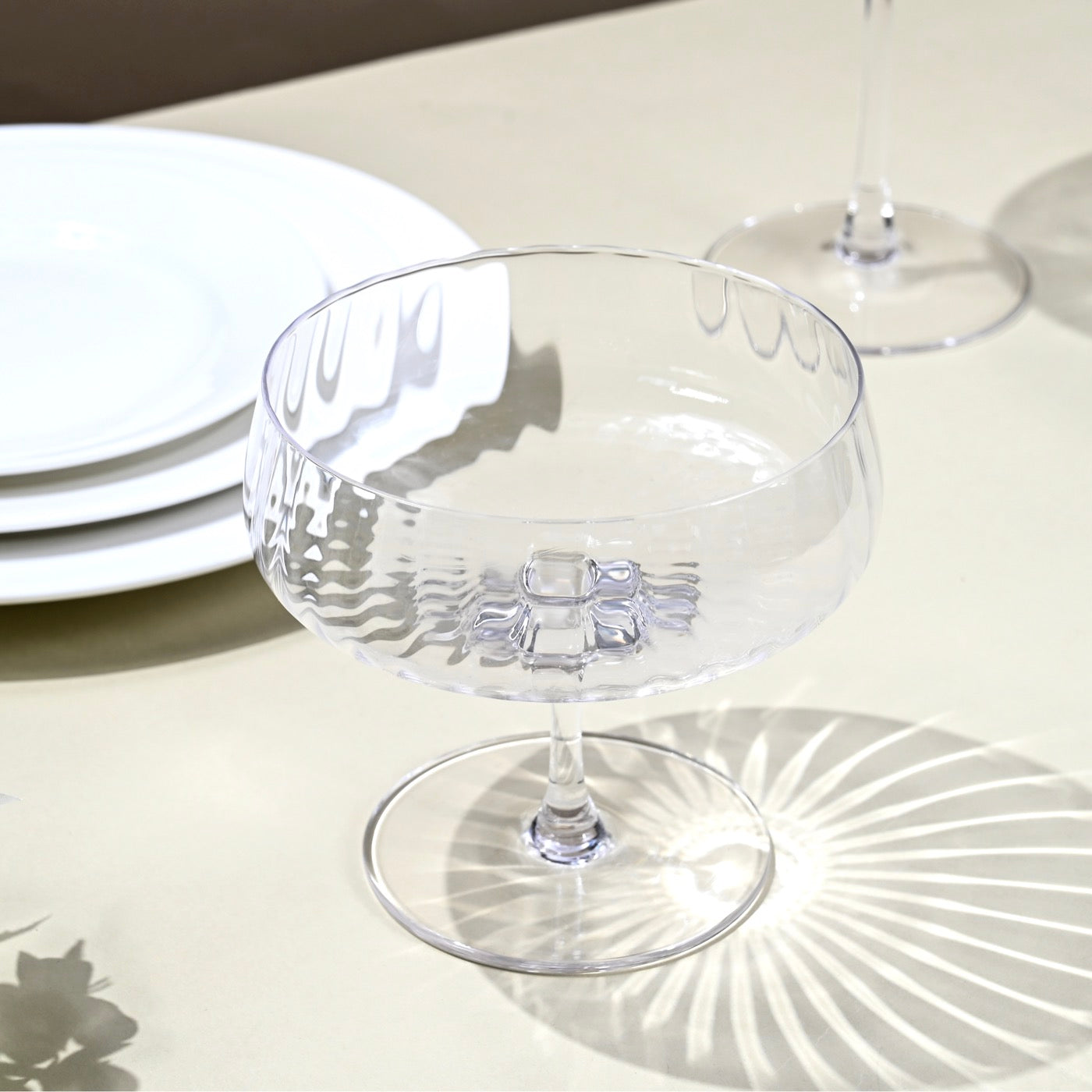 Cléo - Lot De 6 Coupes À Glace En Verre Cristallin - 28Cl - Transparent