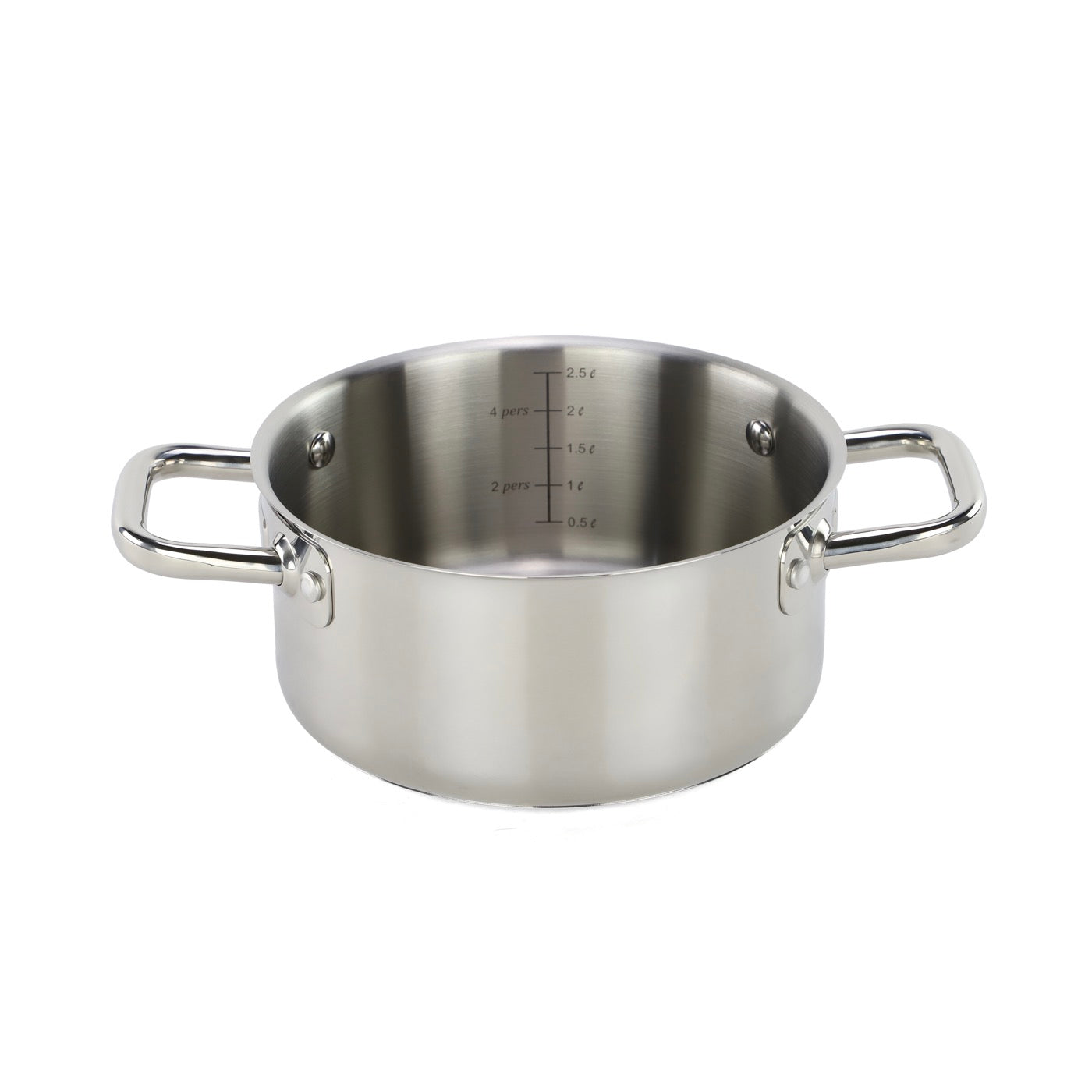 Épure - Faitout - En Inox - Argenté - 3 Tailles