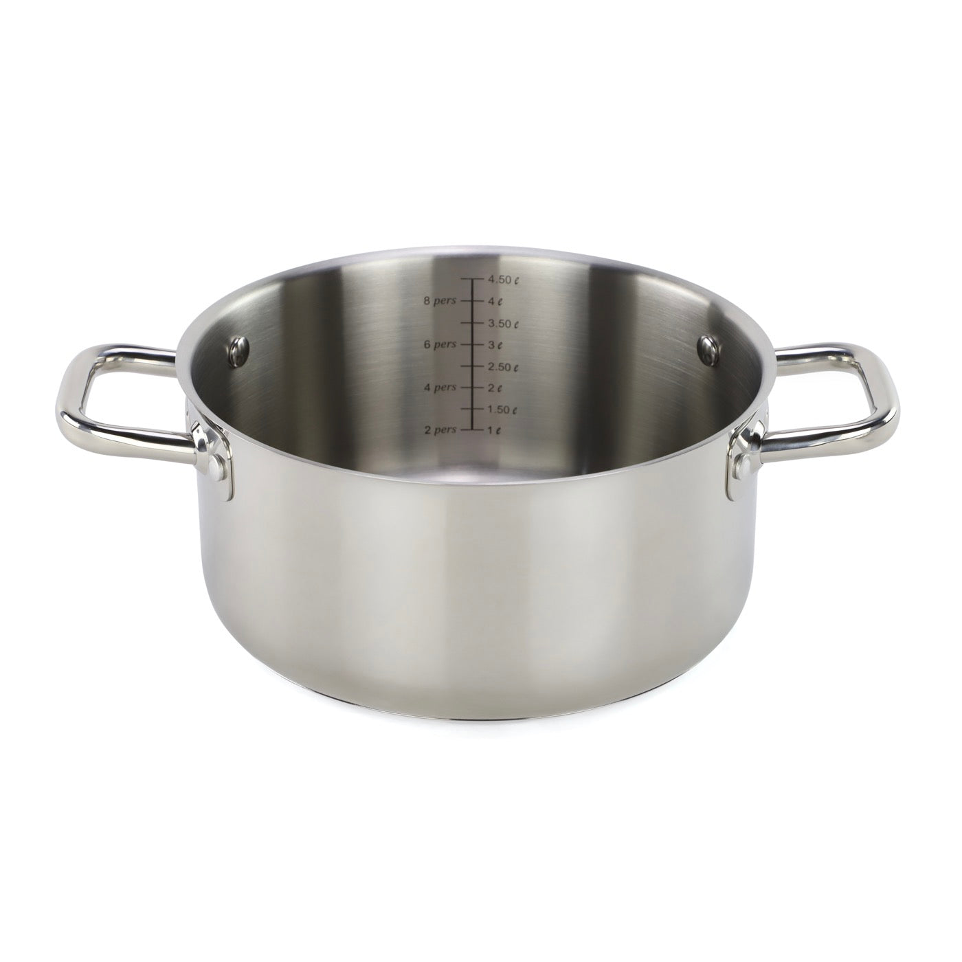 Épure - Faitout - En Inox - Argenté - 3 Tailles