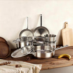 Épure - Set De 9 Pièces En Inox - Argenté