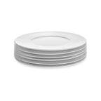 Solène - Lot De 6 Assiettes À Dessert - Ø23,5Cm - Blanc