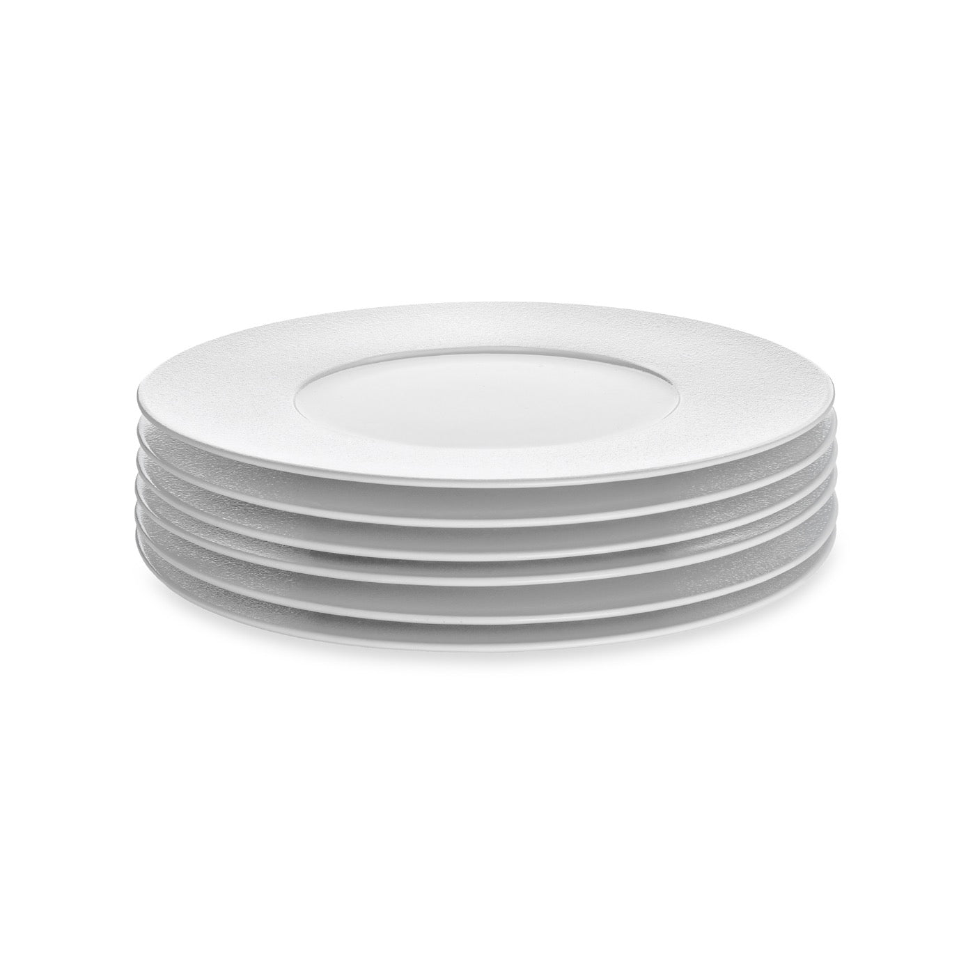 Solène - Lot De 6 Assiettes À Dessert - Ø23,5Cm - Blanc