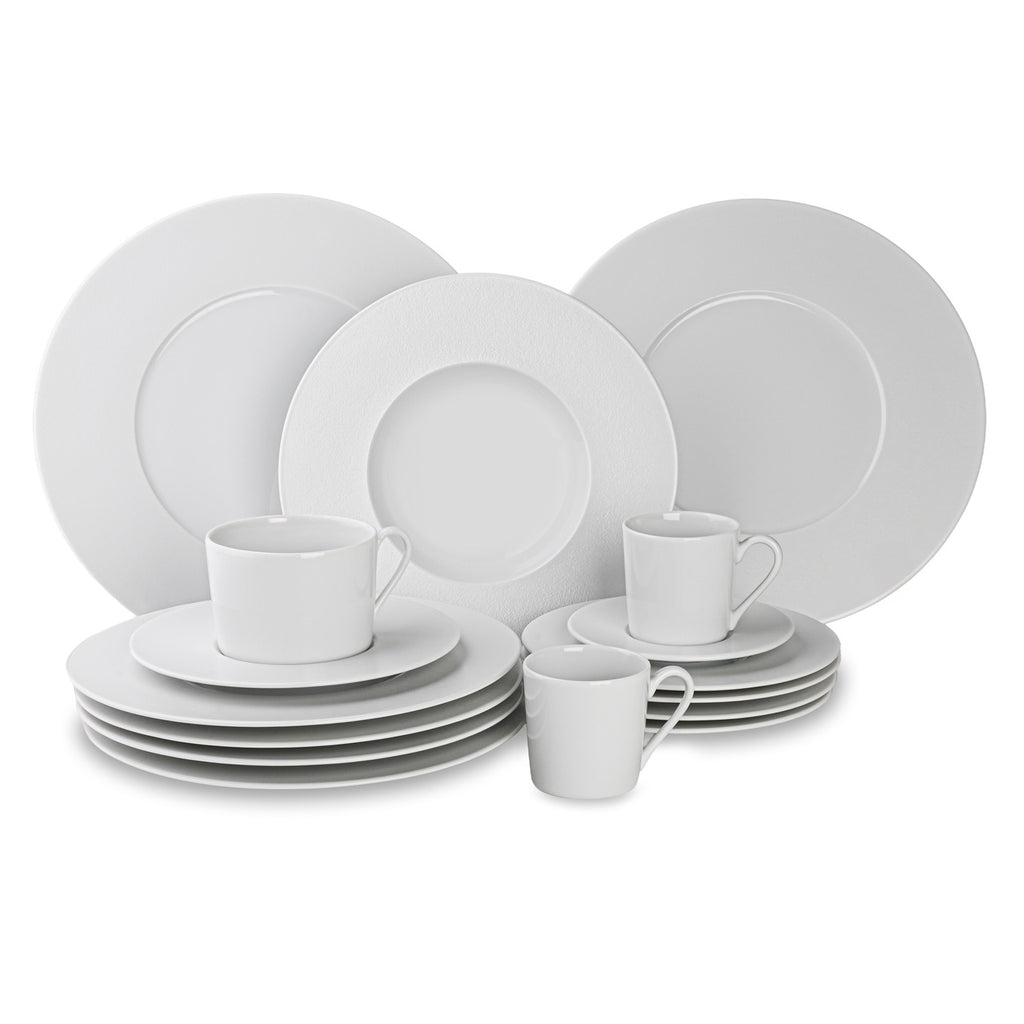 Solène - Lot De 6 Assiettes À Dessert - Ø23,5Cm - Blanc