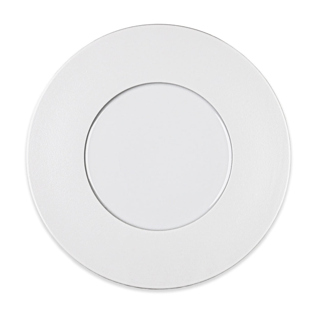 Solène - Lot De 6 Assiettes Plates - Ø27Cm - Blanc