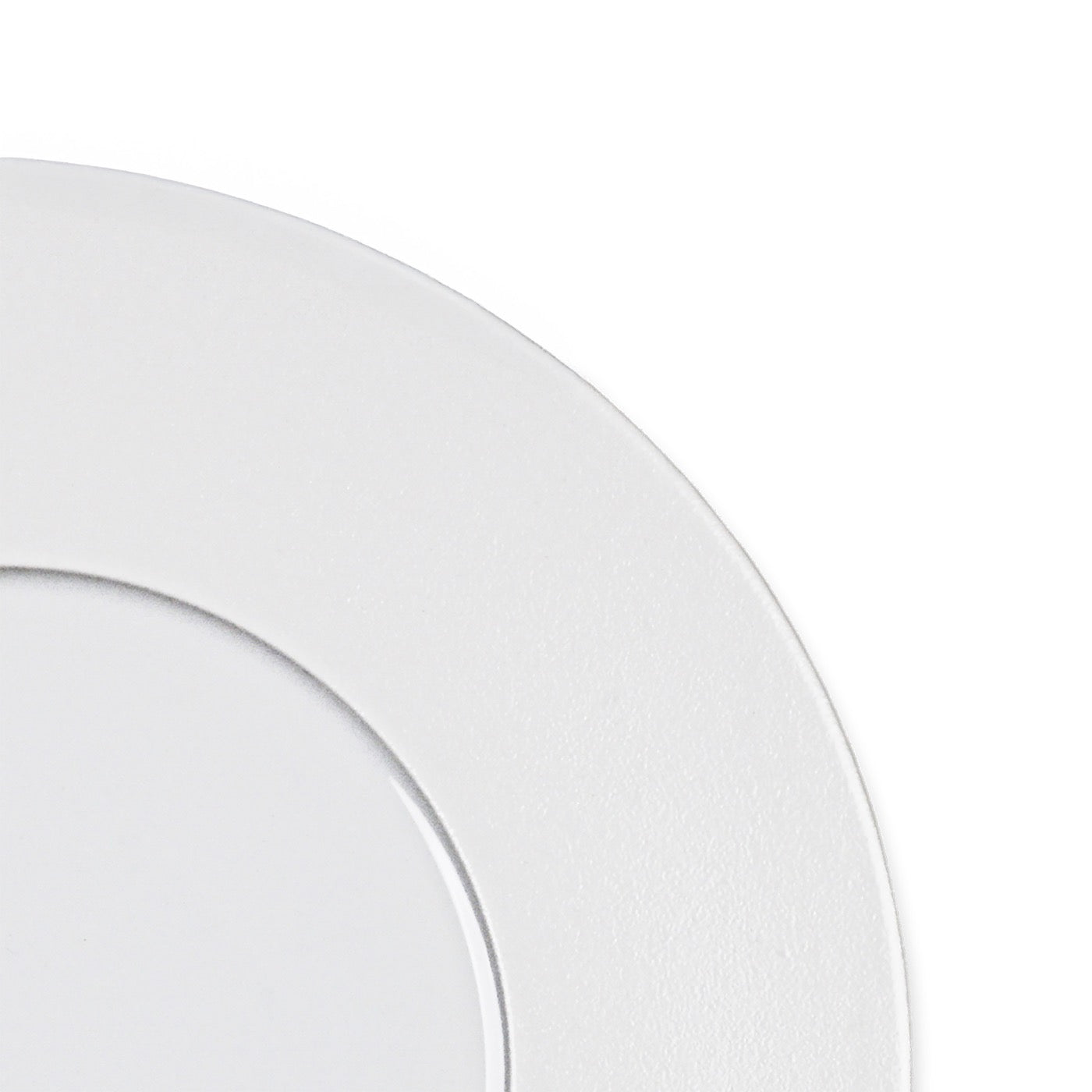 Solène - Lot De 6 Assiettes Plates - Ø27Cm - Blanc