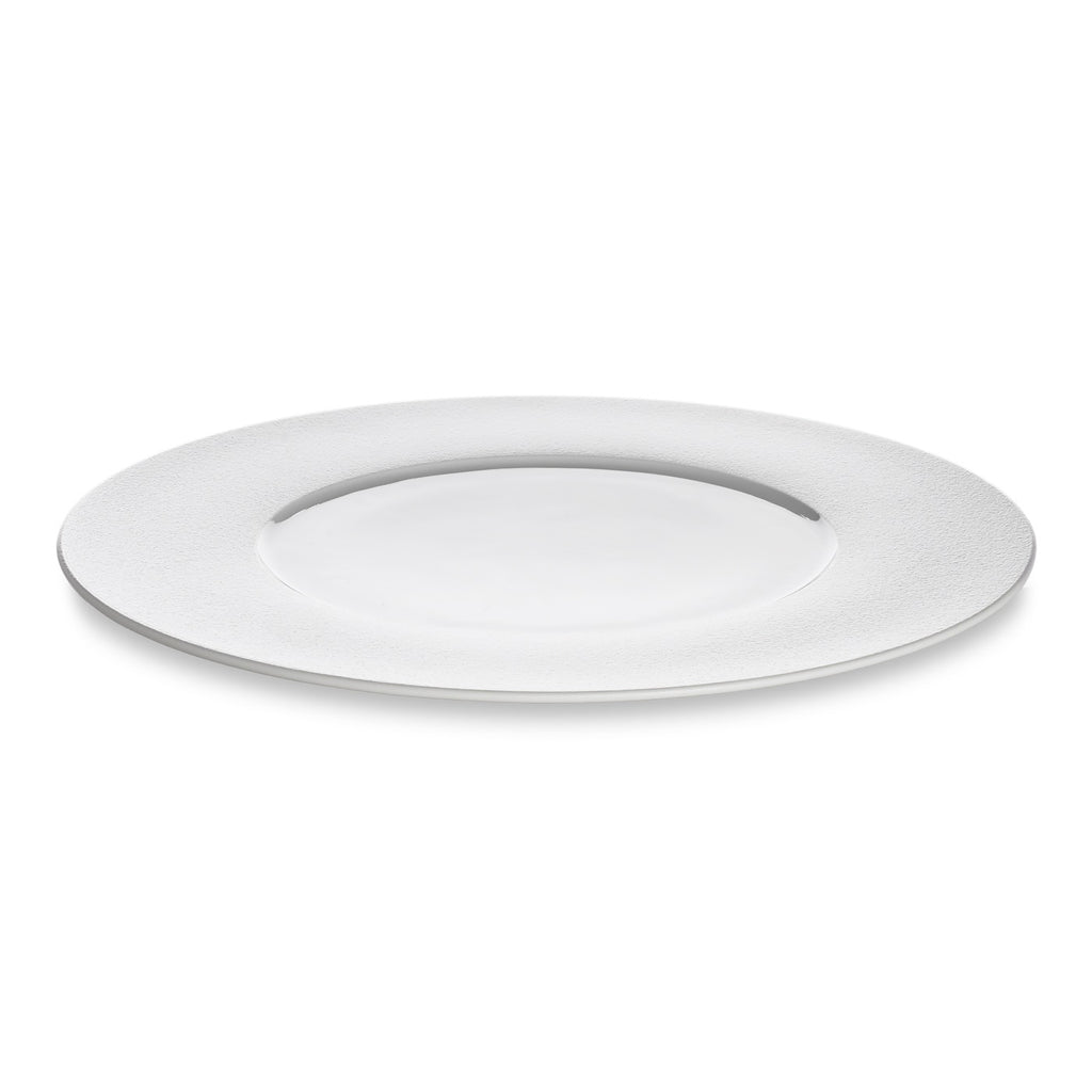 Solène - Lot De 6 Grandes Assiettes Plates - Ø29Cm - Blanc