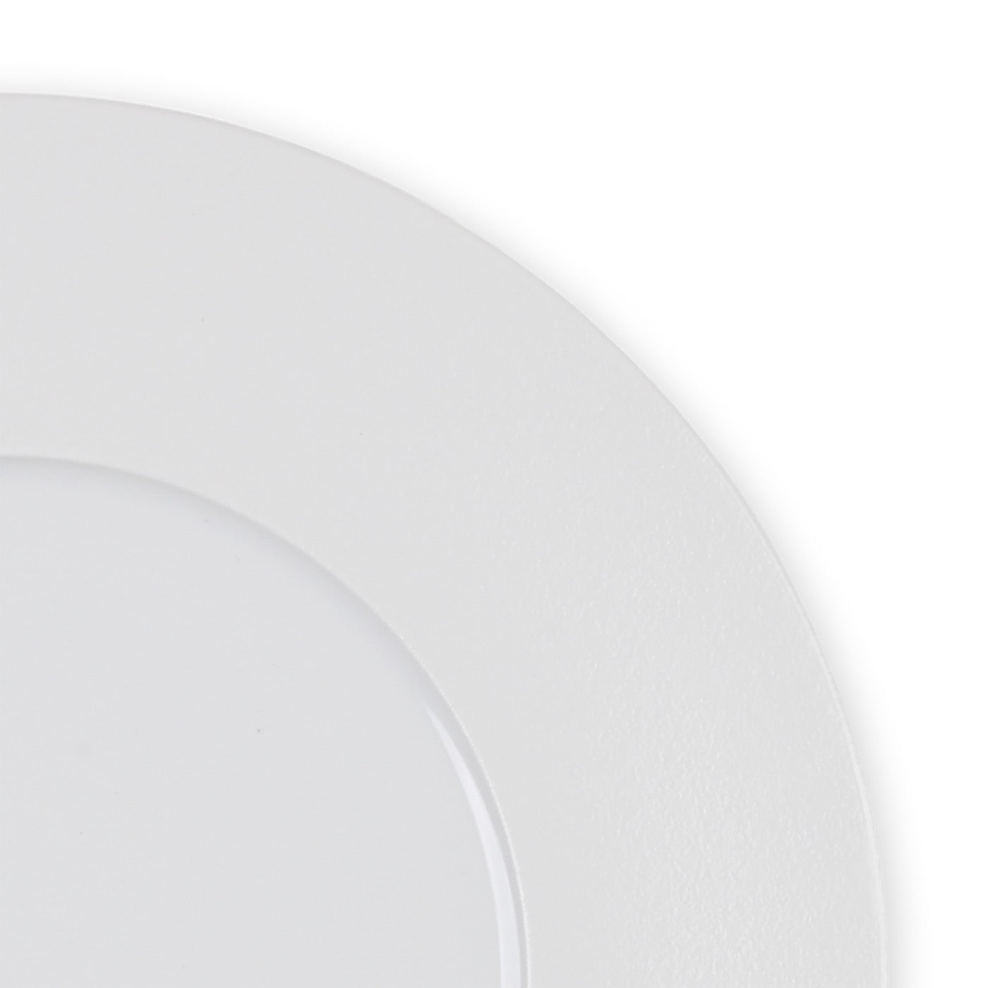 Solène - Lot De 6 Grandes Assiettes Plates - Ø29Cm - Blanc