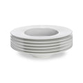 Solène - Lot De 6 Assiettes Creuses - Ø23Cm - Blanc