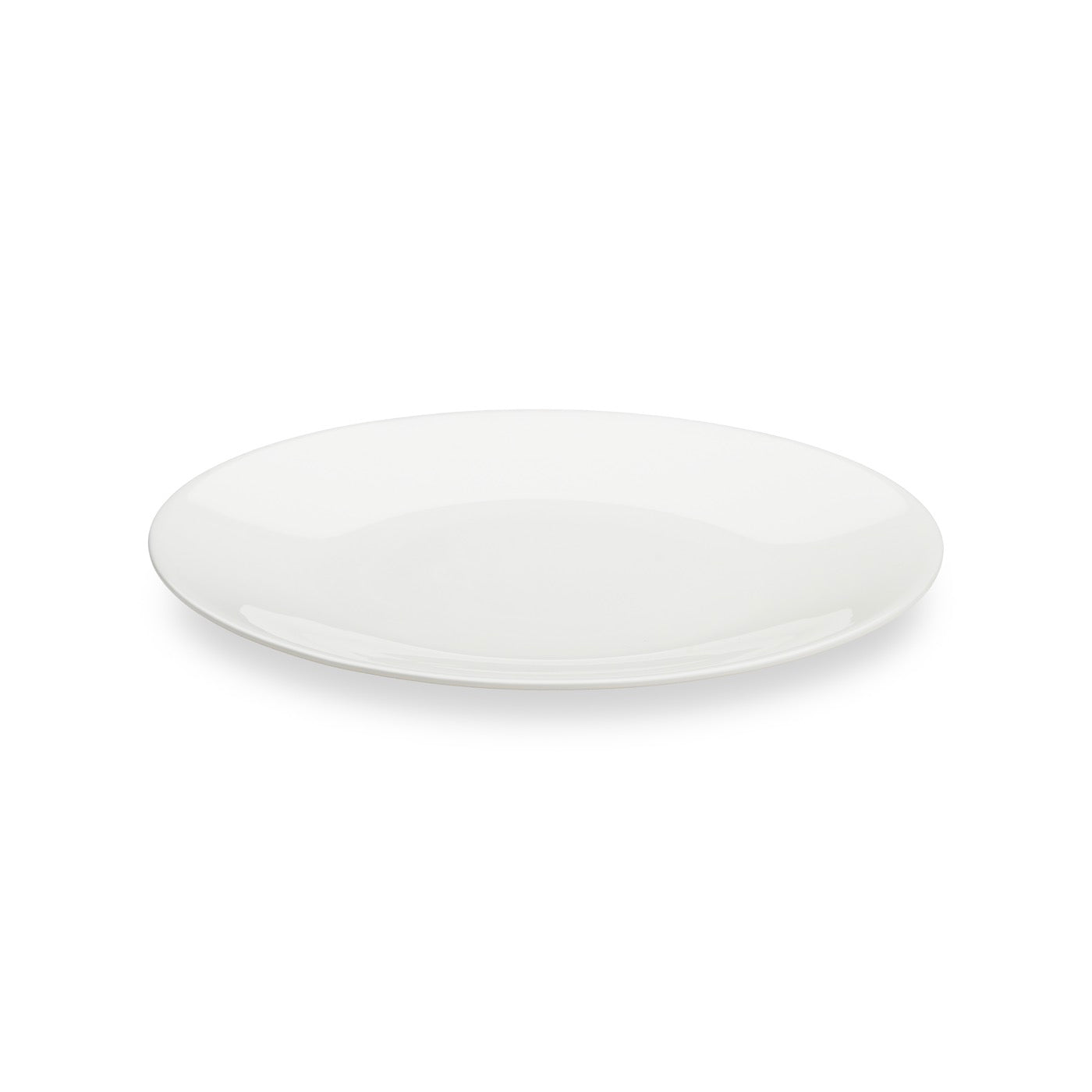Taidu Ii - 6 Assiettes Plates En Bone China - 26,7Cm - Blanc