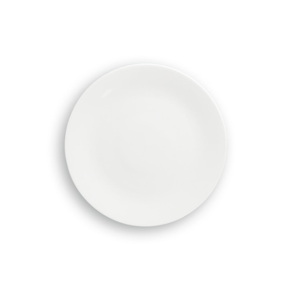 Taidu Ii - 6 Assiettes Dessert En Bone China - 20,4Cm - Blanc