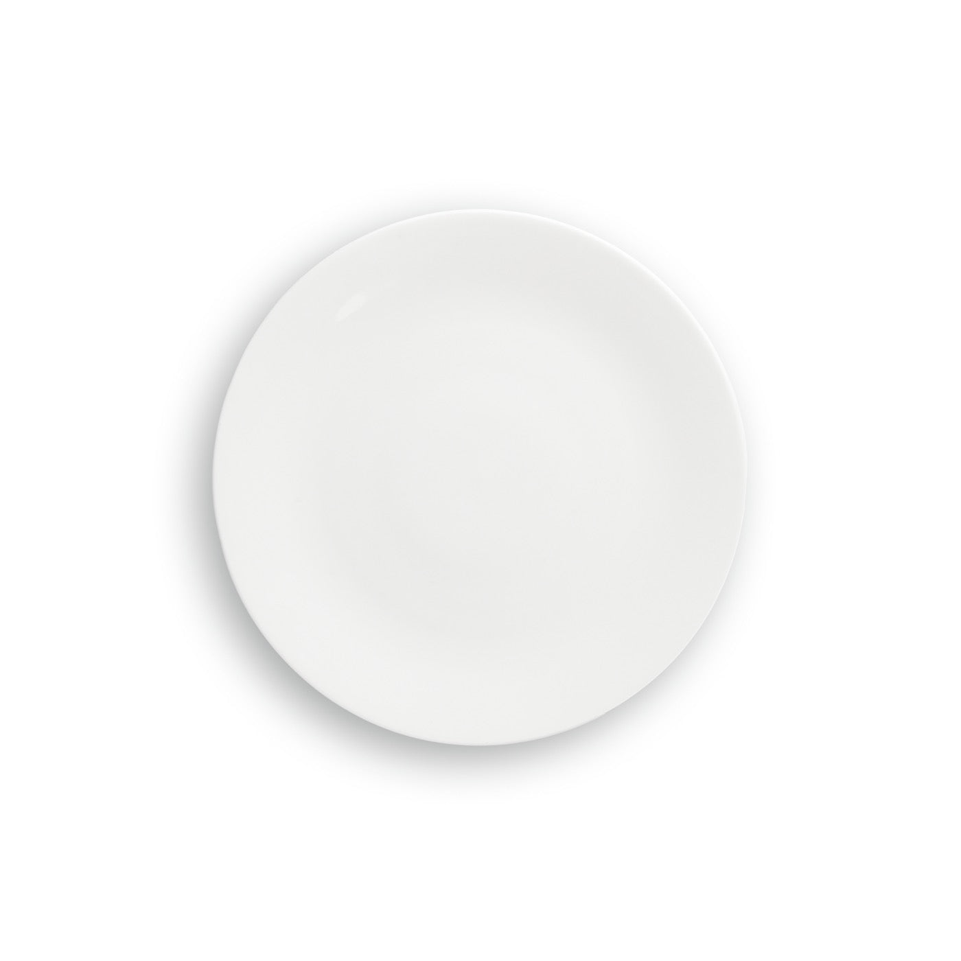 Taidu Ii - 6 Assiettes Dessert En Bone China - 20,4Cm - Blanc