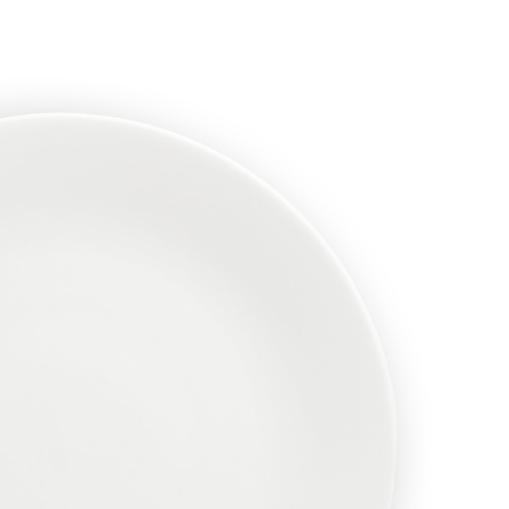 Taidu Ii - 6 Assiettes Dessert En Bone China - 20,4Cm - Blanc