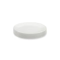 Taidu Ii - 6 Assiettes Dessert En Bone China - 20,4Cm - Blanc