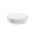 Taidu Ii - 6 Assiettes Creuses En Bone China - 21,8Cm - Blanc