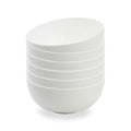 Taidu Ii - 6 Bols En Bone China - Blanc - 2 Tailles