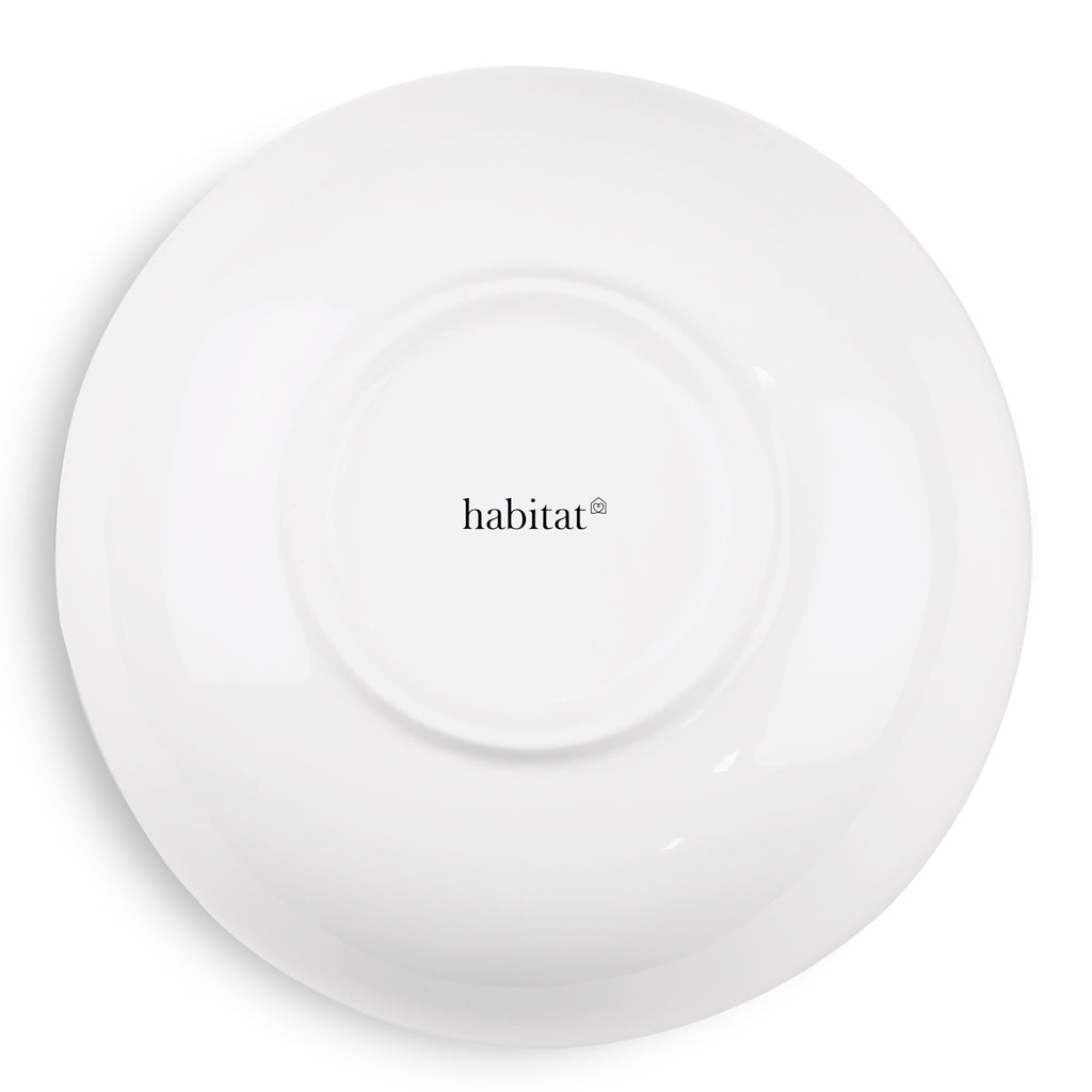 Taidu Ii - Saladier En Bone China - 22,8Cm - Blanc