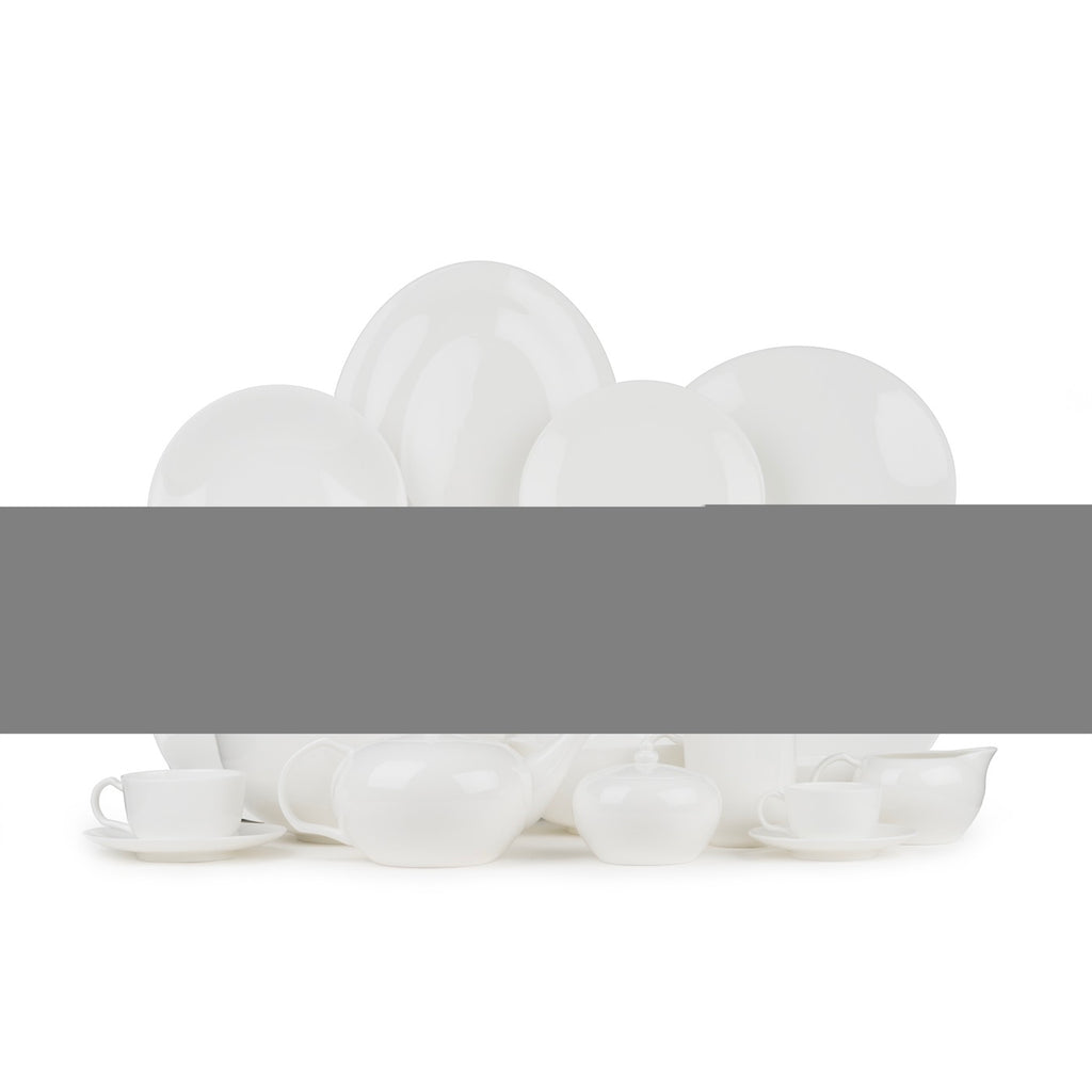 Taidu Ii - Saladier En Bone China - 22,8Cm - Blanc