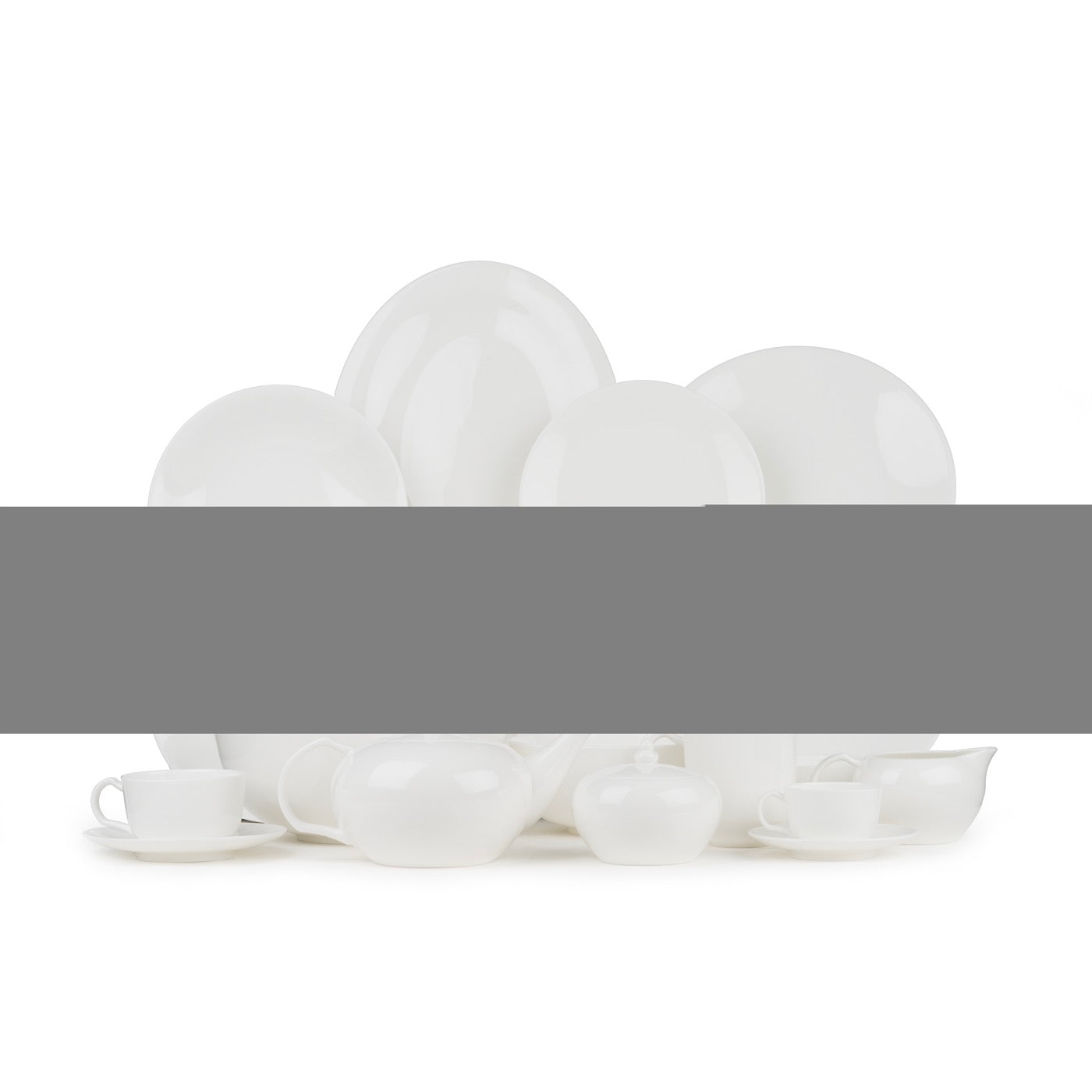 Taidu Ii - Saladier En Bone China - 22,8Cm - Blanc