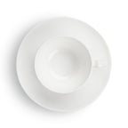 Taidu Ii - Service De 6 Tasses Et Sous-Tasses À Espresso En Bone China - 9,5Cl - Blanc