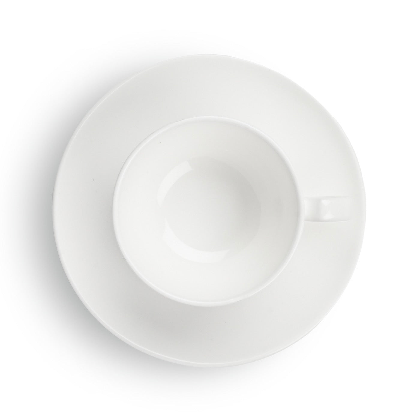 Taidu Ii - Service De 6 Tasses Et Sous-Tasses À Espresso En Bone China - 9,5Cl - Blanc