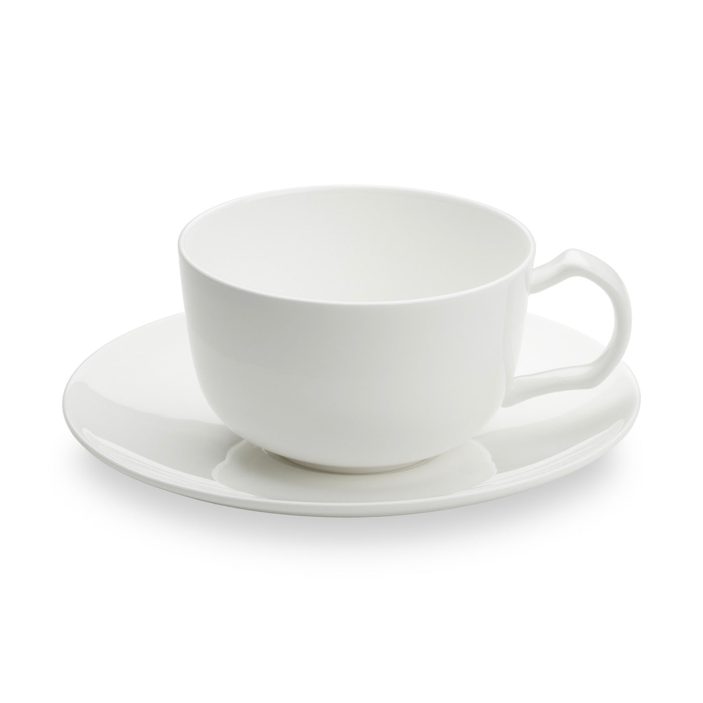 Taidu Ii - Service De 6 Tasses Et Sous-Tasses À Café En Bone China - 23Cl - Blanc