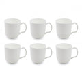 Taidu Ii - 6 Mugs À Thé En Bone China - 38Cl - Blanc