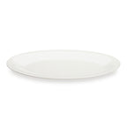 Taidu Ii - 2 Assiettes À Poisson En Bone China - 33x25Cm - Blanc