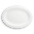 Taidu Ii - 2 Assiettes À Poisson En Bone China - 33x25Cm - Blanc